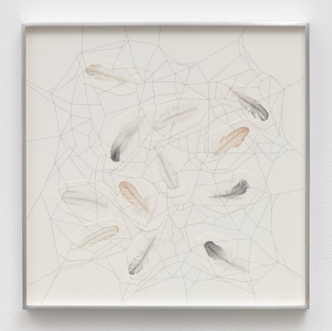 Linda Stark, Feather Drop, 2013 , David Kordansky Gallery