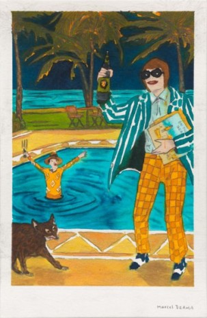 Marcel Dzama, A purgatory pool party, 2020 , Tim Van Laere Gallery