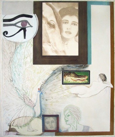 Jo Baer, Altar of the Egos (Through a Glass Darkly) Drawing, 2004 , Galerie Barbara Thumm