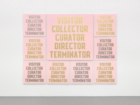 Christian Robert-Tissot, VISITOR COLLECTOR CURATOR DIRECTOR TERMINATOR, 2020, Galerie Joy de Rouvre