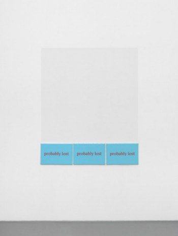 Christian Robert-Tissot, PROBABLY LOST, 2020, Galerie Joy de Rouvre
