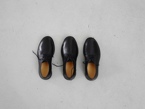 Jason Dodge, Shoes made for someone with three feet by a master shoemaker in Berlin, , Casey Kaplan