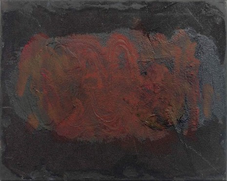 Henrik Olesen, intestine, black, red, horizontal, 2020 , Galerie Buchholz