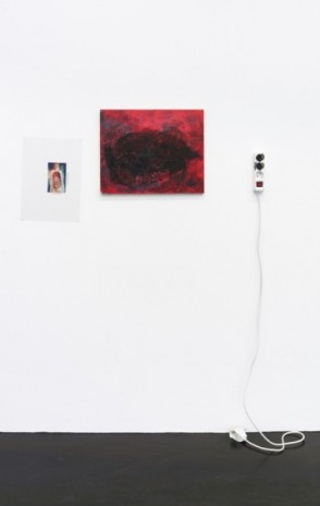 Henrik Olesen, intestine, red, black, 2020 , Galerie Buchholz