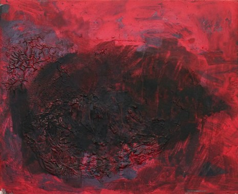 Henrik Olesen, intestine, red, black, 2020 , Galerie Buchholz