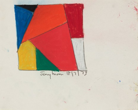 Jeremy Moon, Drawing [18/7/73], 1973 , Luhring Augustine