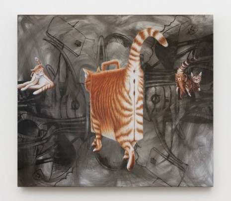 Jim Shaw , Briefcase Cats, 2019 , Praz-Delavallade