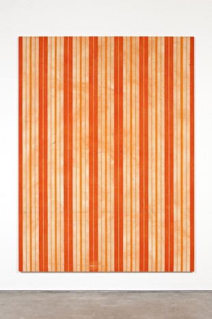 Fredrik Værslev, Untitled (Canopy Painting: Cream and Orange IV), 2012, STANDARD (OSLO)