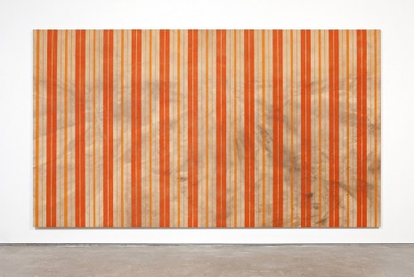 Fredrik Værslev, Untitled (Canopy Painting: Cream and Orange VII), 2012, STANDARD (OSLO)