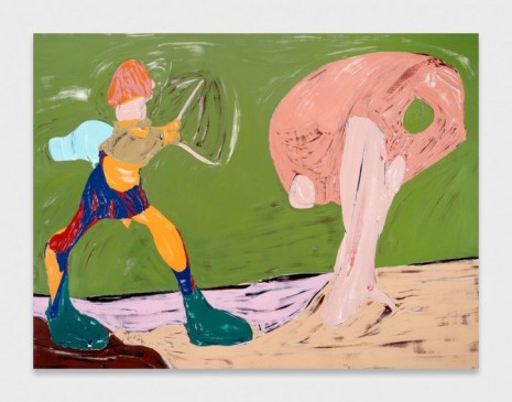Nicola Tyson , Figure with Tree, 2011 , Petzel Gallery
