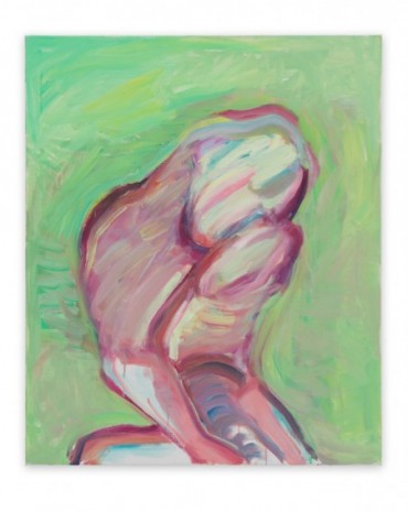 Maria Lassnig, Hellgrünes Selbst / Bedrücktes Selbst /Malflussselbstportrait (Light-Green Self / Sad Self /Self - Portrait in Paint Flow), 1996 , Hauser & Wirth