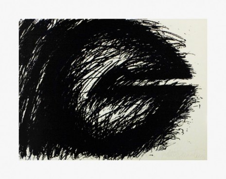 Judith Bernstein, Flocked Horizontal (Black), 1976, , Venus Over Manhattan