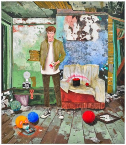 Hernan Bas , The ghost hunter (with trigger objects), 2020 , Galerie Peter Kilchmann