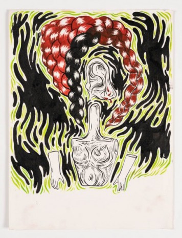 Grimes, Untitled (notebook drawing #2), 2006-2008 , Maccarone