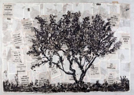William Kentridge, Drawing for Waiting for the Sibyl (It reminds me of something), 2019 , Lia Rumma Gallery