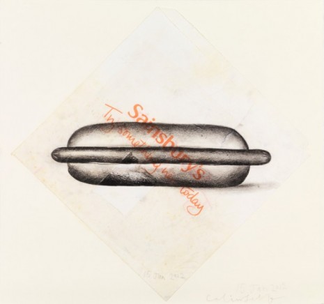 Colin Self, Hot-Dog (Sainsbury's 'try something new today'), 2012 , The Mayor Gallery