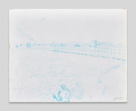 Maria Lassnig, Hudson River, 1970 , Petzel Gallery