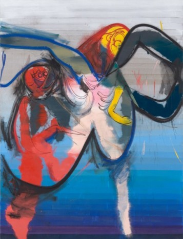 Daniel Richter, In Messern, 2020 , Galerie Thaddaeus Ropac