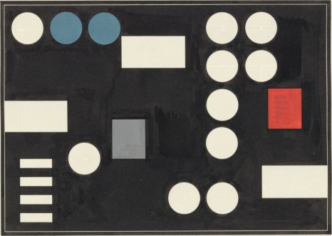 Sophie Taeuber-Arp, Composition à rectangles et cercles  (Composition with rectangles and circles) , 1931, Hauser & Wirth