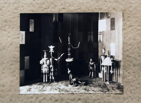 Sophie Taeuber-Arp, Scene from the marionette play 'König Hirsch' (King Stag), Zurich, 1918, , Hauser & Wirth