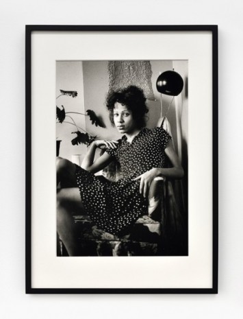 Nan Goldin, Roommate in her chair, Boston, 1972 , Marian Goodman Gallery