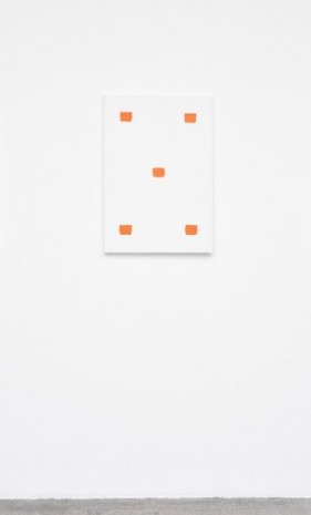 Niele Toroni, Empreintes de pinceau N°50 à intervalles réguliers de 30 cm, juin 2019, Marian Goodman Gallery