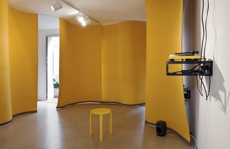 Angela Bulloch, Extra Large Yellow Music Station, 2012, Esther Schipper