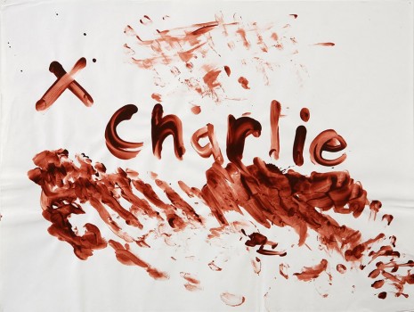 Karen Kilimnik, Kim Gordon	, Blood Drawing, (Charlie) I, 1992, 303 Gallery