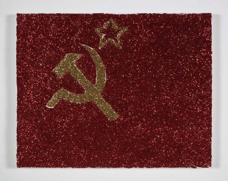 Karen Kilimnik, My Judith Leiber bag Soviet flags ‘comrade’, 2004, 303 Gallery