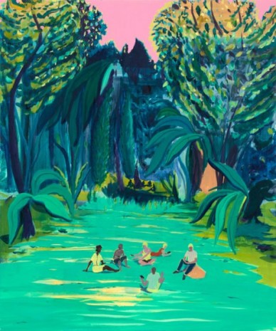 Jules de Balincourt, Park People Versus Forrest People, 2020 , Galerie Thaddaeus Ropac
