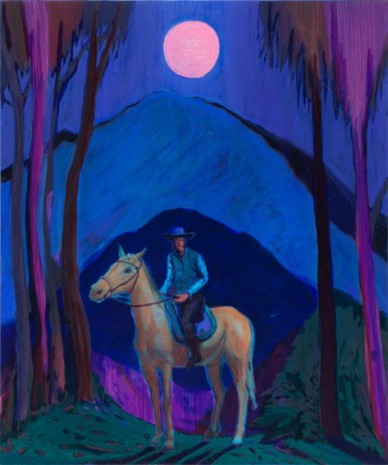 Jules de Balincourt, Solitary Cowboys, 2020 , Galerie Thaddaeus Ropac