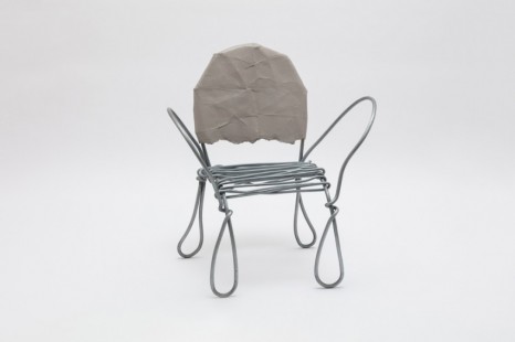 Faye Toogood, Maquette 270 / Wire & Card Chair, 2020 , Friedman Benda