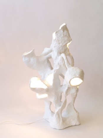 OrtaMiklos, White Haliclona Sponge - Coral Floor Lamp Series, 2020, Friedman Benda