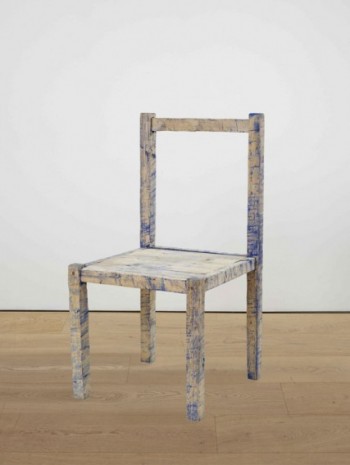Bob Law, Blue Chair, 1982 , Richard Saltoun Gallery