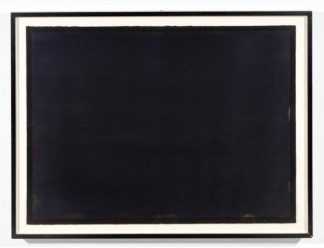 Bob Law, Black Watercolour 25.1.88, 1988 , Richard Saltoun Gallery