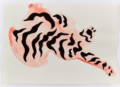 Sarah Crowner, Stripe Sketch 3, 2020 , Casey Kaplan