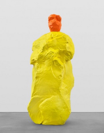 Ugo Rondinone, orange yellow monk, 2020, Galerie Eva Presenhuber