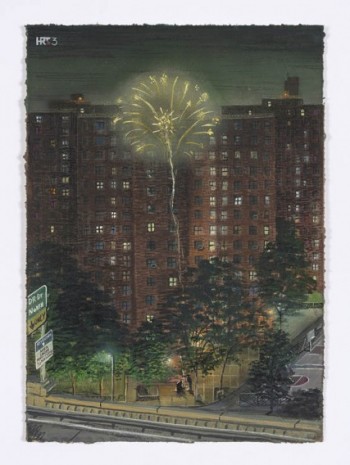 Stipan Tadić, Fireworks Above the LES Projects, 2020, Steve Turner