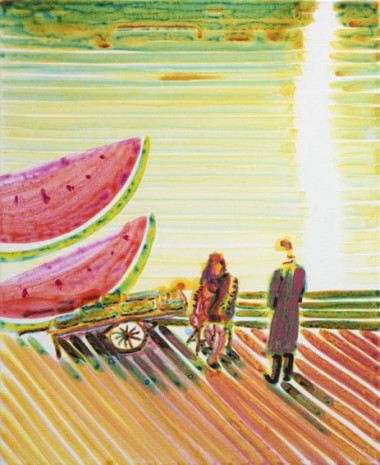 John Kørner, Melon for Mic. Antonioni, 2020, Galleri Bo Bjerggaard