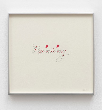 Linda Stark, Painting (stigmata), 2013, David Kordansky Gallery