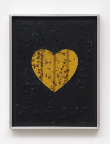 Linda Stark, Fly Paper Heart, 2014, David Kordansky Gallery
