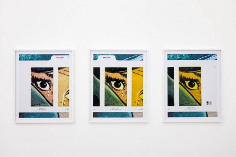 Anne Collier, Filter #2 (Triptych/Yellow), 2020, The Modern Institute