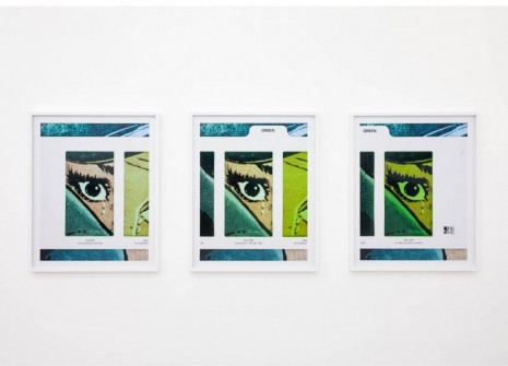 Anne Collier, Filter #2 (Triptych/Green), 2020, The Modern Institute
