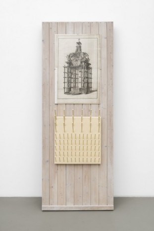 Vaclav Pozarek, Wall cut-out (Wandausschnitt), 1988, Galerie Mitterrand