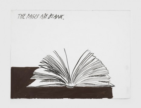 Raymond Pettibon, No Title (The pages are), 2020, Regen Projects