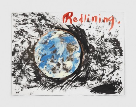 Raymond Pettibon, No Title (Redlining.), 2020, Regen Projects