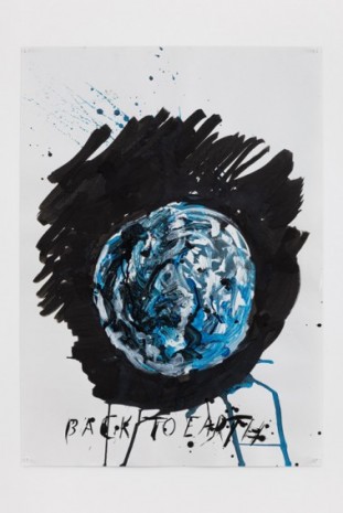 Raymond Pettibon, No Title (Back to Earth), 2020, Regen Projects