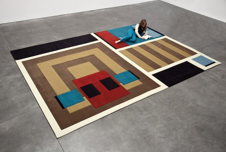 Andrea Zittel, A-Z Carpet Furniture: Cabin, 2012, Andrea Rosen Gallery