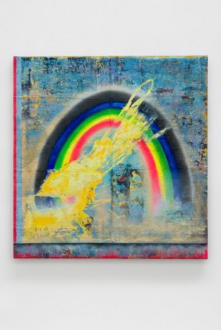 Vaughn Spann, Exploded Rainbow (disappearing act), 2020, Blum & Poe