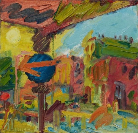 Frank Auerbach, The Awning I, 2008 , Luhring Augustine